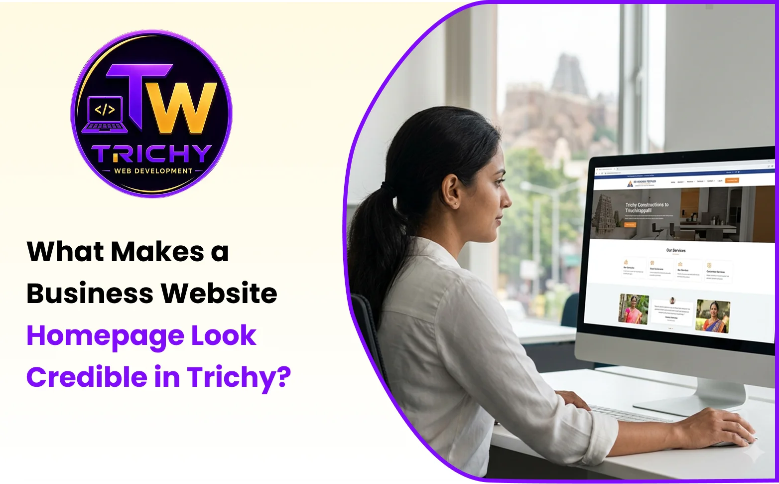 Business Website Homepage