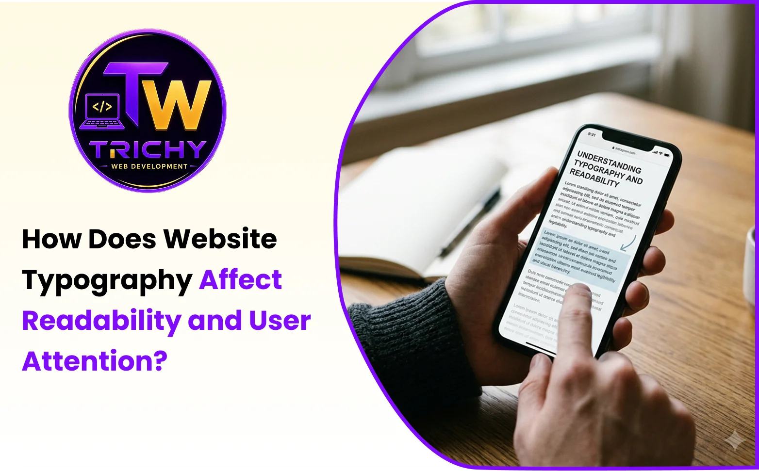How Does Website Typography Affect Readability and User Attention?